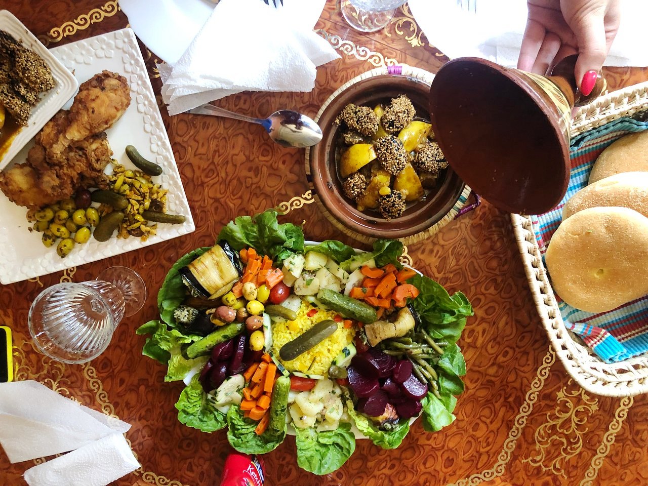 Morocco foodie tours in Essaouira to taste local Moroccan cuisine with a local food expert