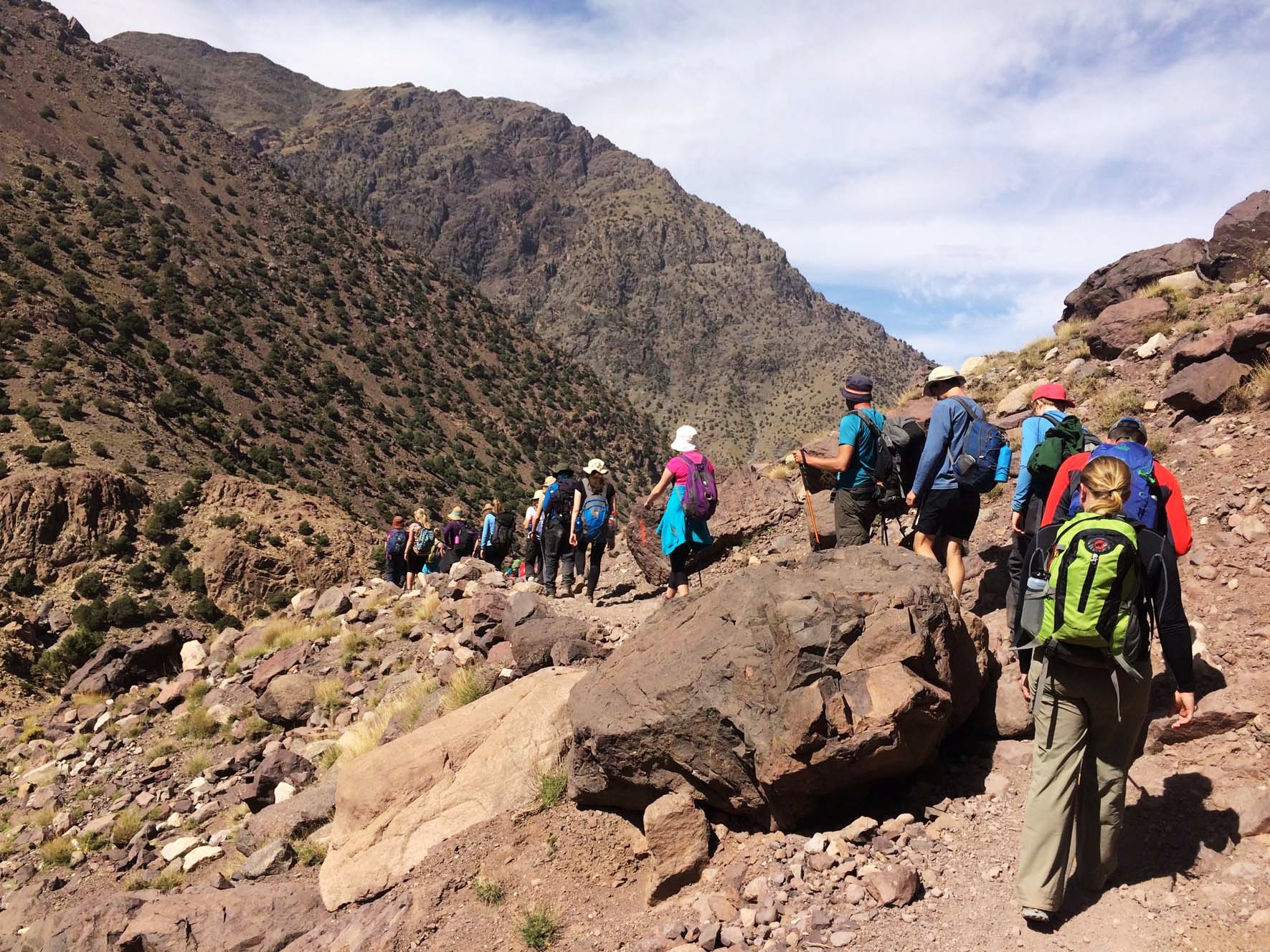 04 days Atlas Mountains hiking tour from Marrakech in Morocco