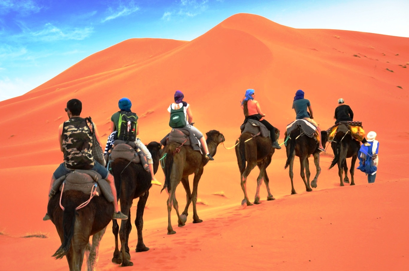 12 days Morocco New Year tour from Tangier to visit Morocco covering Chefchaouen, imperial cities and Sahara desert of Merzouga
