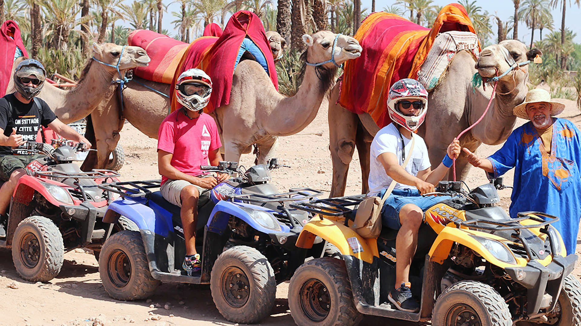 Quad biking tour in the palm groves of Marrakech 