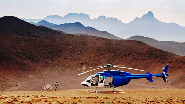 morocco helicopter tour to erg chigaga dunes from marrakesh